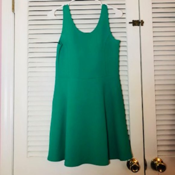 Divided by H&M Skater Tank Green Dress - Picture 1 of 5